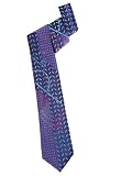 Terrace Woven Tie in navy, purple