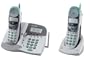 GE 21011GE3 2.4 GHz DSS Cordless Speakerphone with Dual Handsets and Caller ID (Silver)