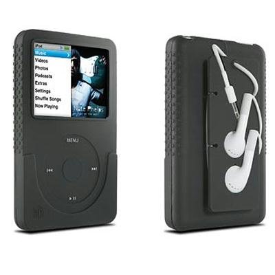 DLO Jam Jacket with Cord Management for the 80/120 GB iPod classic 6G (Black)