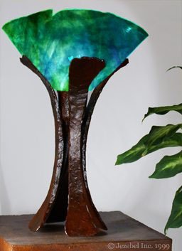Egyptian Frond Accent Lamp (Zinnia), Fern