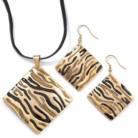 2-Piece Enamel Jewelry Set