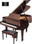 5'7" Parlor Grand Piano (Ebony Polish)