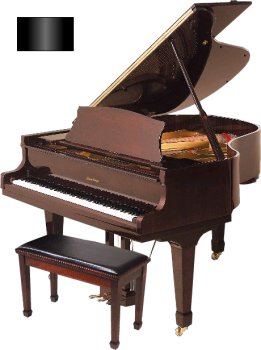 5'7 Player Grand Piano (Ebony Polish)