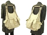 【SALE】変わり織りコットン H型 リュック BE/ベージュ(JE-05BE)