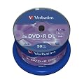 Verbatim 43758 DVD+R 8x DL Matt Silver 50 pack
