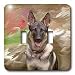 Dogs German Shepherd - German Shepherd - Light Switch Covers - double toggle switch