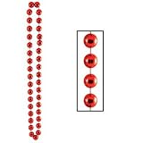 Mardi Gras Jumbo Party Beads 22mm x 40in.(red) Pkg/1