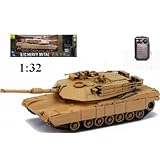 RC Tank Heavy Metal M1A1 Abrams Remote Control Tank 1:32 Scale