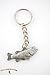 PP Largemouth Bass Fish Pewter Keychain
