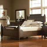 Broyhill Attic Heirlooms Feather Bed in Rustic Oak