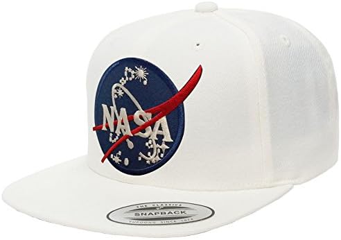 Flexfit Original Premium Classic Snapback with NASA Insignia Patch - Black