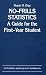 Book No-Frills Statistics: A Guide for the First-Year Student (A Helix book)