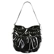 Angie & Lola Slouchy Hobo with Buckle - Black