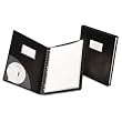 Esselte 63134 Executive Presentation Book with 12 Snap-In Poly Sleeves, PVC, Black