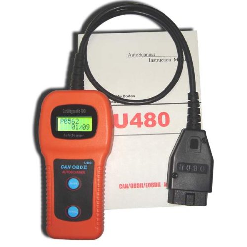 U480 CAN BUS Diagnose OBD2 EOBD Scanner für Renault Fiat Alfa Romeo BMW Citroen Daihatsu Hyundai Kia Lancia Mazda Mitsubishi Mercedes Opel Peugeot Porsche Renault Saab Subaru Toyota Volvo Handscanner
