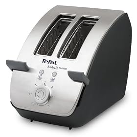 Tefal  TT704115 Avanti Toaster, 2 Slice, Chrome and Black