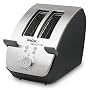 Tefal Avanti Deluxe Chrome & Black 2 Slice Toaster