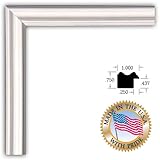 IMAGE OF 21x30 / 21 x 30 White Stain on Pine Picture Frame - NEW .. 1'' wide