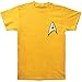 Star Trek Captain Kirk Command Uniform Costume T-Shirt Tee