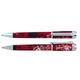 Harley Black/Red Skull Ballpoint Pen