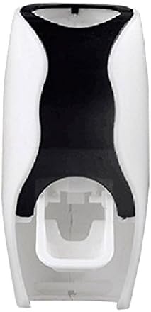 Oupai Toothpaste Dispenser Dust-proof Automatic Squeezer Adhesive Disk Black