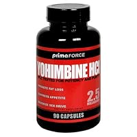 Primaforce Yohimbine HCl Capsules, 2.5 mg, 90-Count Bottles (Pack of 2)