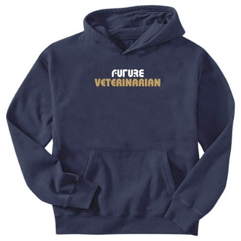Sweatshirt Navy Blue Future Veterinarian Occupations