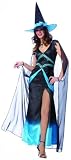Fabulous Witch (Blue) Adult Plus-Size Costume Size 16-18 X-Large