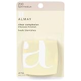 Almay Clear Complexion Pressed Powder, Light/Medium 200, 0.35-Ounce Packages (Pack of 2)