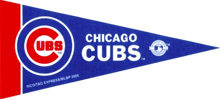Baseball Pennants: MLB Mini Chicago Cubs Pennant