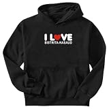 Sweatshirt Black  I Love Bistrita-Nasaud  Romania City