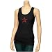 Houston Astros Tee Shirts : Majestic Houston Astros Ladies Black Crystal Tank Top