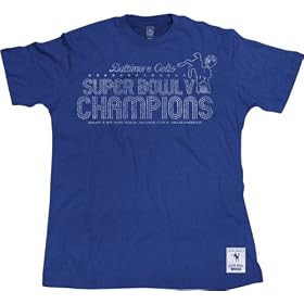 Baltimore Colts Super Bowl V Champion Commemorative Vintage T-Shirt
