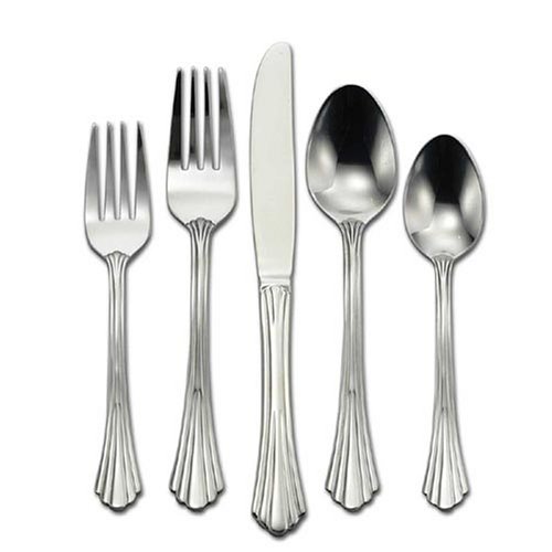 Oneida Dublin 78Piece Set, Service for 12 with Caddy Flatware