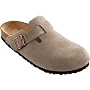Birkenstock Boston Suede Clogs