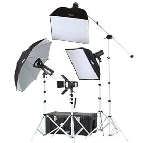 FL280K 4-Light 860 Watt-Sec. Pro Soft Box Studio Kit