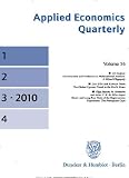 Produkt-Bild: Applied Economics Quarterly