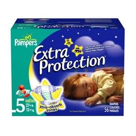 Pampers Extra Protection Diapers Size 5 (56 Count