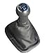 Produkt-Bild: VW Golf 4 IV MK4 Schaltsack mit Schaltknauf 5 Gang 23 mm incl. Rahmen Schaltmanschette Schaltrahmen Art- Leder schwarz Volkswagen NEU