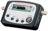Goobay Digitaler Satelliten Finder LCD-Anzeige mit Kompass und Ton inkl. F-Anschlusskabel