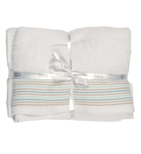 Border Stripe Design Towel Bale