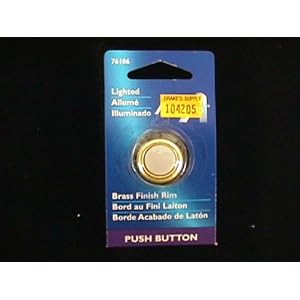 Angelo Lighted Push Button Door Bell by 