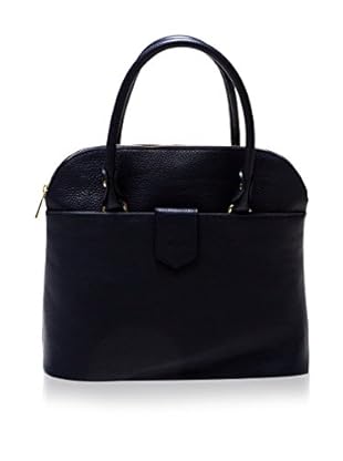 Anna Luchini Bolso asa de mano Tote (Azul Oscuro)