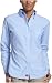 Dickies Girl Juniors' Oxford Long Sleeve Button Down Shirt- School Uniform