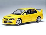 Review AutoArt AUT77192 / Diecast Model Mitsubishi Evo 9 GSR in Yellow (1:18 scale)