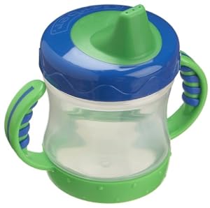 Gerber Graduates BPA Free Single Pack Fun Grips 2 Hand le Spill Proof Cup, 6 Ounce, Colors May Vary