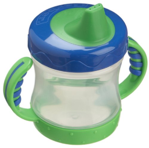 Gerber Graduates BPA Free Single Pack Fun Grips 2 Hand le Spill Proof Cup, 6 Ounce, Colors May Vary