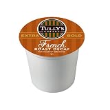 Tullys Coffee Dark Roast Extra Bold K-Cup for Keurig Brewers, French Roast Decaf Coffee (Pack of 96)