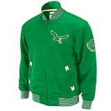NFL Philadelphia Eagles Mitchell Ness Champions Track Jacket Throwbacks Mens 5XL