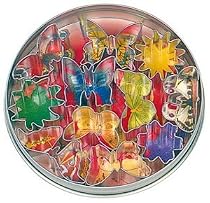 Fox Run Flower and Butterfly 11 Piece Cookie Cutter Set
